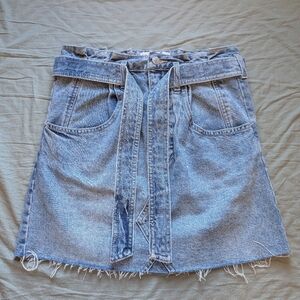 We The Free East of Eden Denim Pencil Skirt W26 Medium Wash